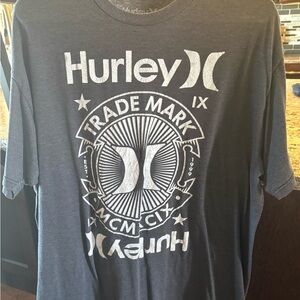 Hurley Men's Dark Gray Graphic Tee